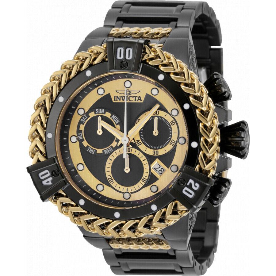 Invicta Bolt Chronograph Date Quartz Black Dial Men`s Watch 35569