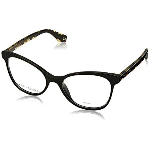 Marc Jacobs Marc 284 807 Shiny Black Havana Eyeglasses 52mm with MJ Case - Black , Black Frame, 807 Manufacturer