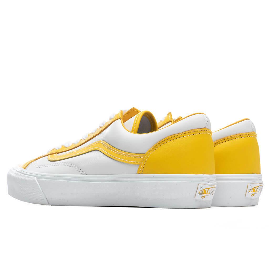 Vans Style 36 Vlt LX Leather Yellow White Freesia True Skate VN0A5FC3A1J Low Gym - Yellow