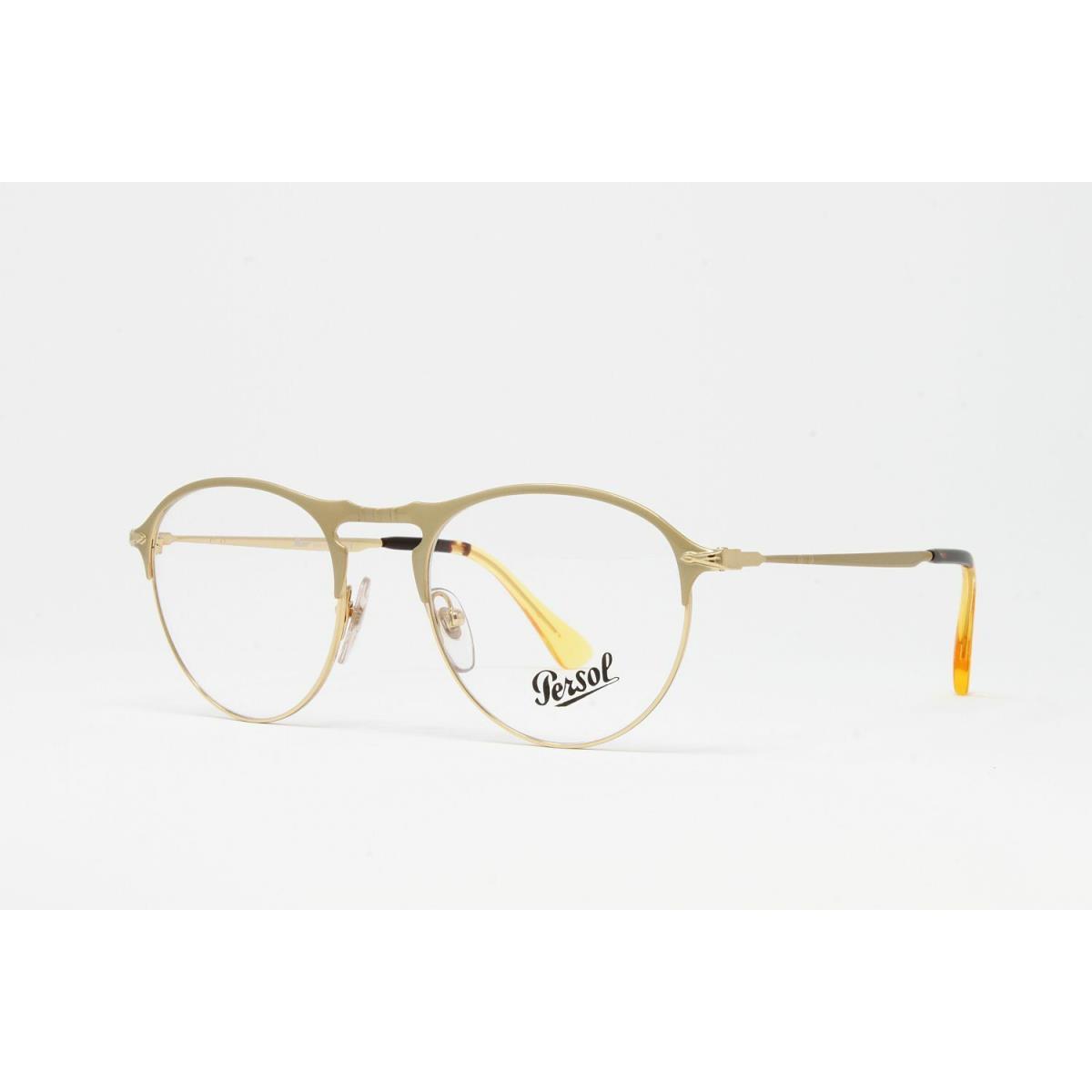 Persol Eyeglasses PO7092V Color 1069 Matte Gold Demo Lens Size 50mm