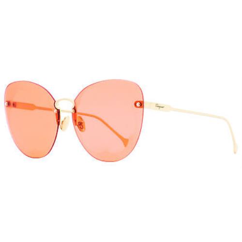 Salvatore Ferragamo Fiore Sunglasses SF178S 719 Gold 63mm 178