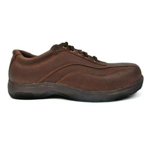 Dunham by Balance Men`s Lace Up Casual Leather Shoes Brown Size 9.5