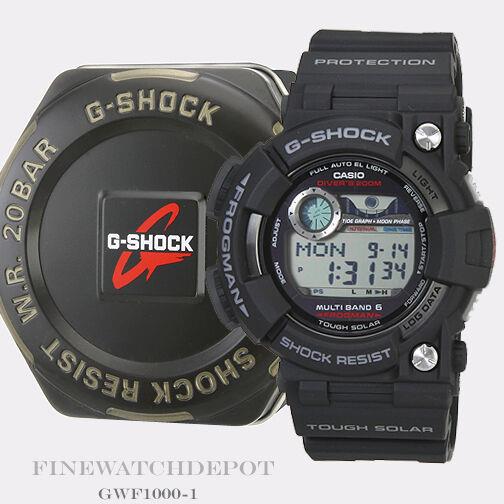 Casio G-shock Men`s Frogman Digital Multiband Watch GWF1000-1CR