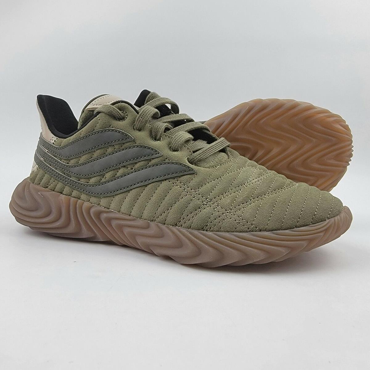 Adidas Sobakov Running Shoes Green Mens Size 7 Raw Khaki Cargo Green D98153 - Green