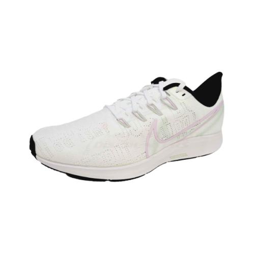 Nike Women`s Air Zoom Pegasus 36 Premium White Iced Lilac BQ5403-100 Size 10 - White