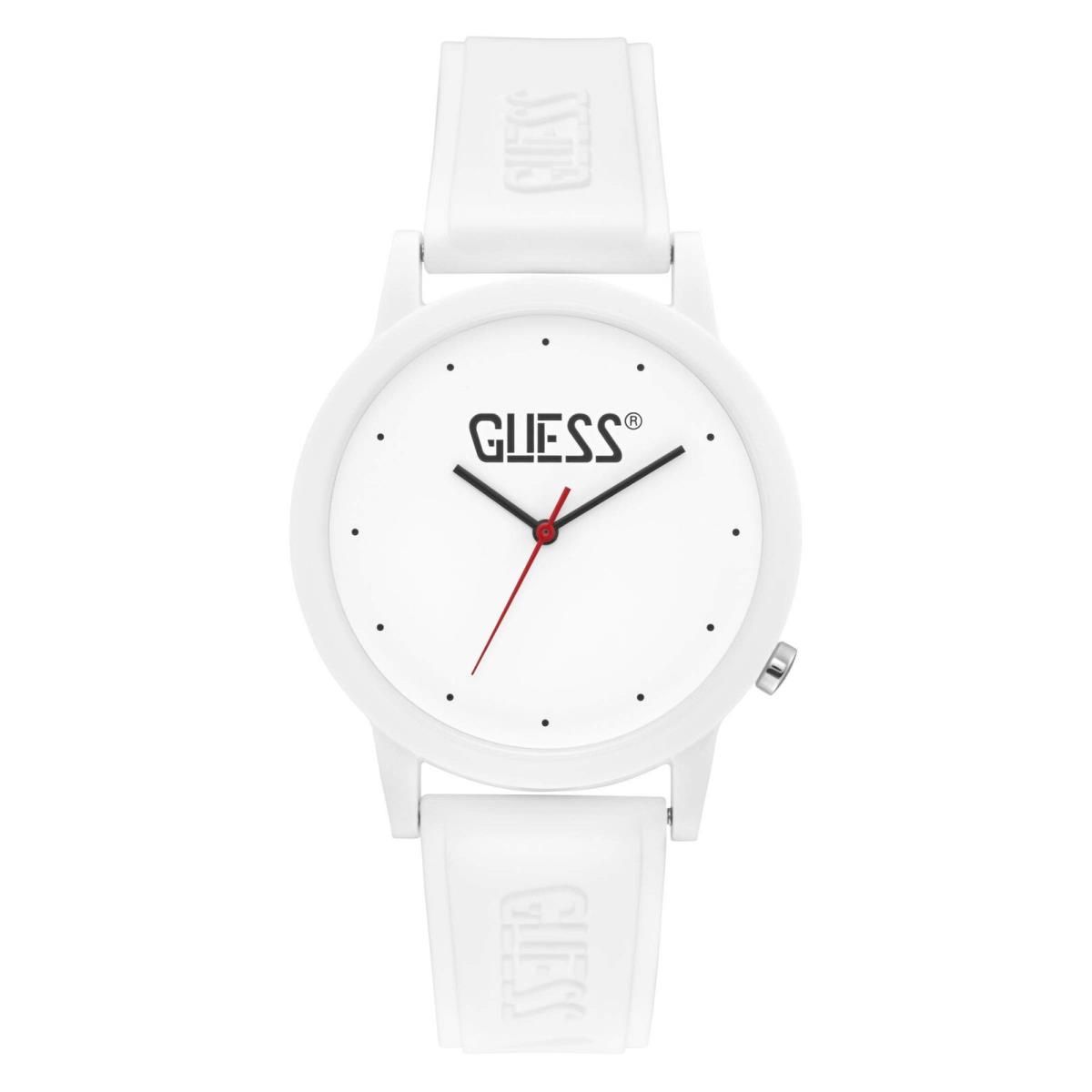 Guess Women`s Classic White Dial Watch - V1040M1