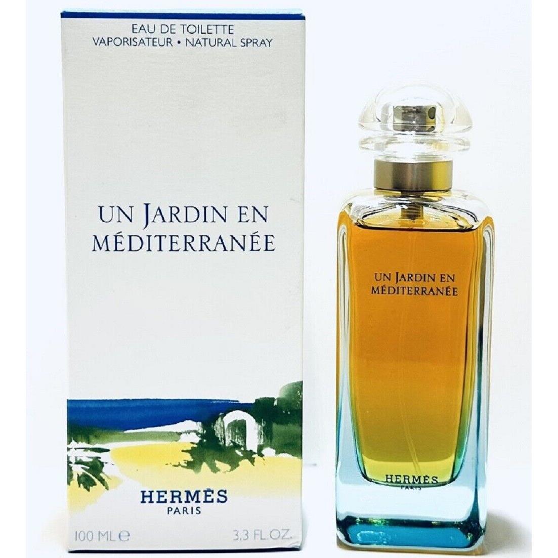 Hermes UN Jardin EN Mediterranee 3.3 oz Edt Unisex Cologne Spray No