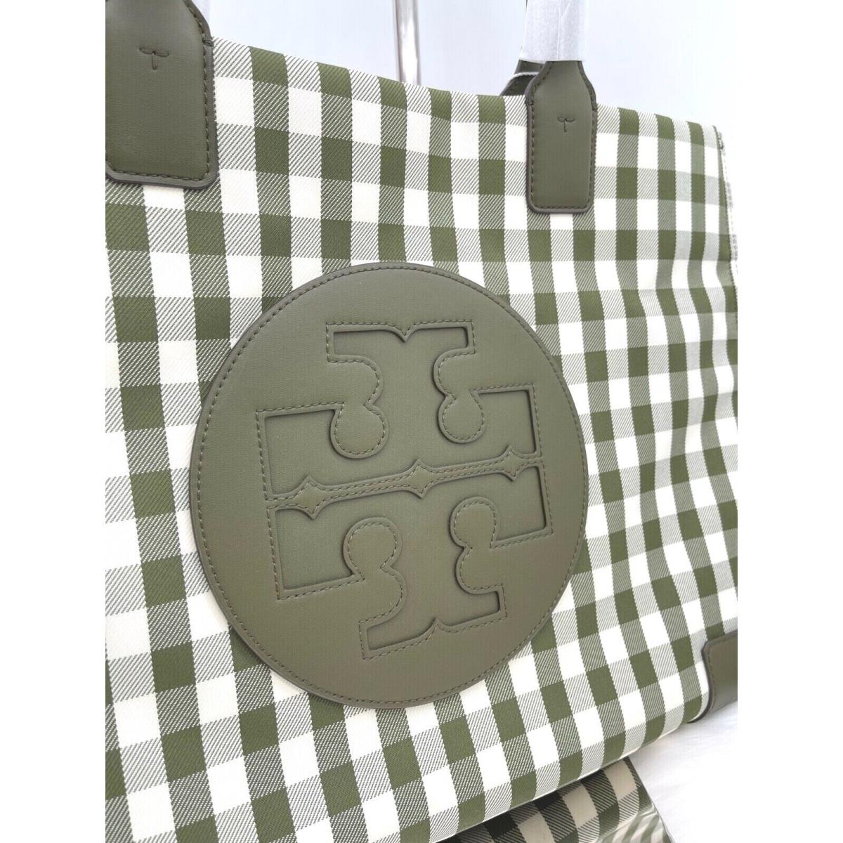 Tory Burch Ella Gingham Plaid Logo Large Nylon Tote Shopper Bag - Tory Burch bag - 192485837032 | Fash Brands Tory Burch Ella Gingham Plaid Logo Large Nylon Tote Shopper Bag - Tory Burch bag - 192485837032 | Fash Brands
