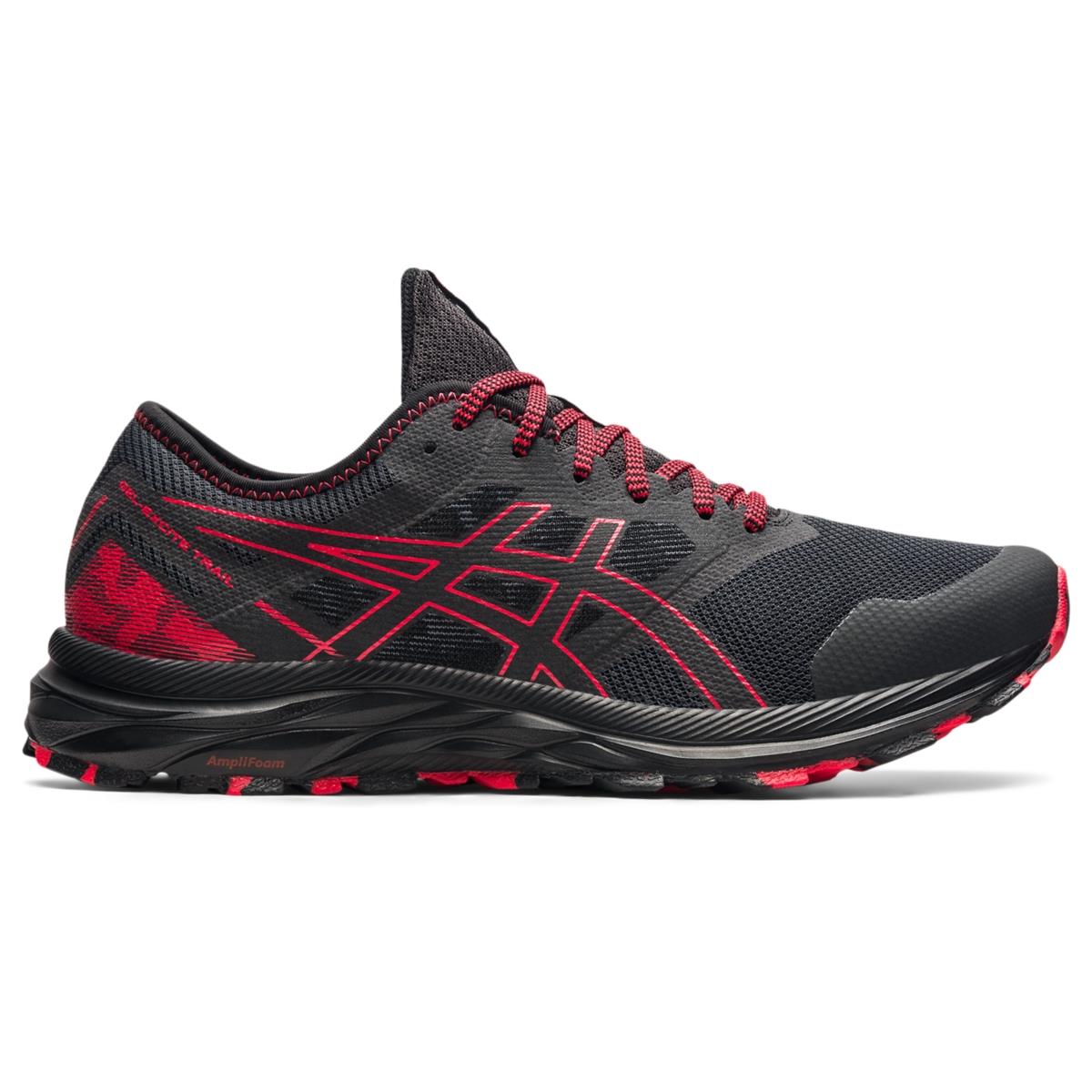Asics Men`s Gel-excite Trail Running Shoes 1011B194 GRAPHITE GREY/ELECTRIC RED