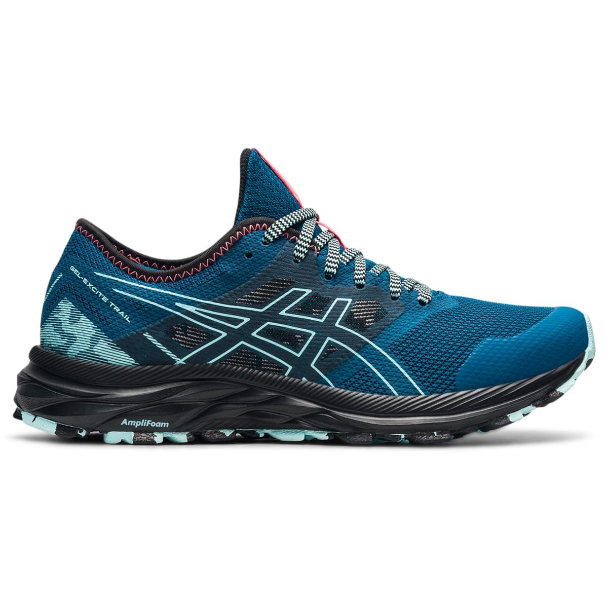 Asics Women`s Gel-excite Trail Running Shoes 1012B051 DEEP SEA TEAL/CLEAR BLUE