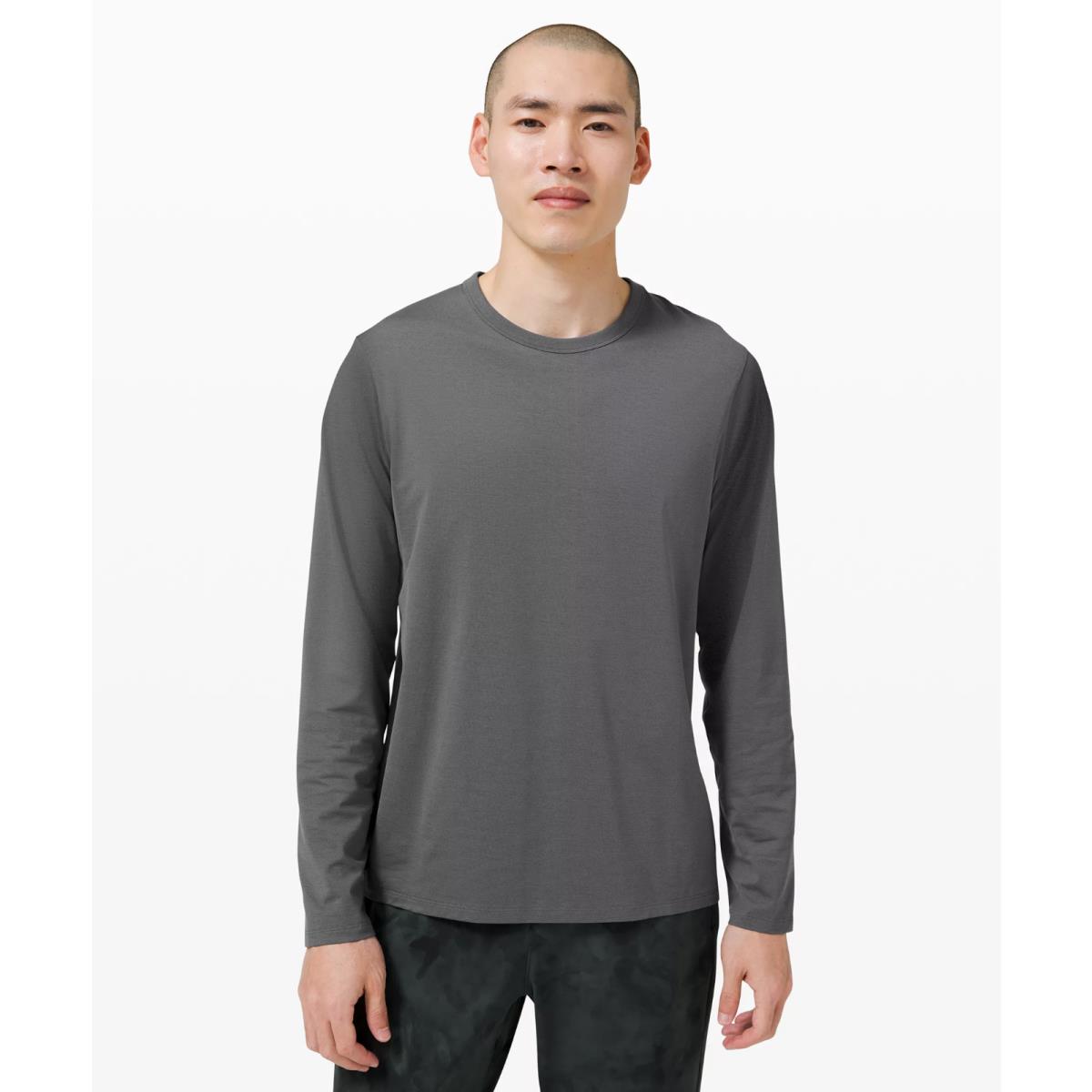 Lululemon The Fundamental Long Sleeve T Shirt in Anchor LM3CZRS Med