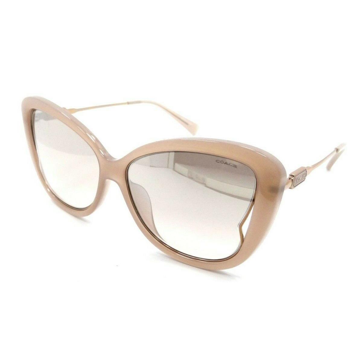 Coach Sunglasses HC 8304U 55898Z 58-15-140 L1155 Taupe / Taupe Gradient Mirror