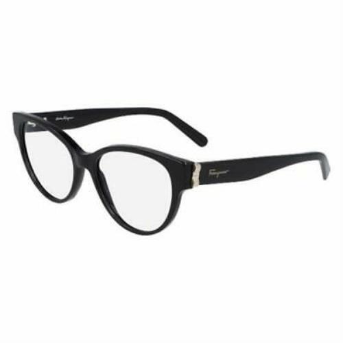 Salvatore Ferragamo SF 2863 001 Black Eyeglasses 53mm with SF Case