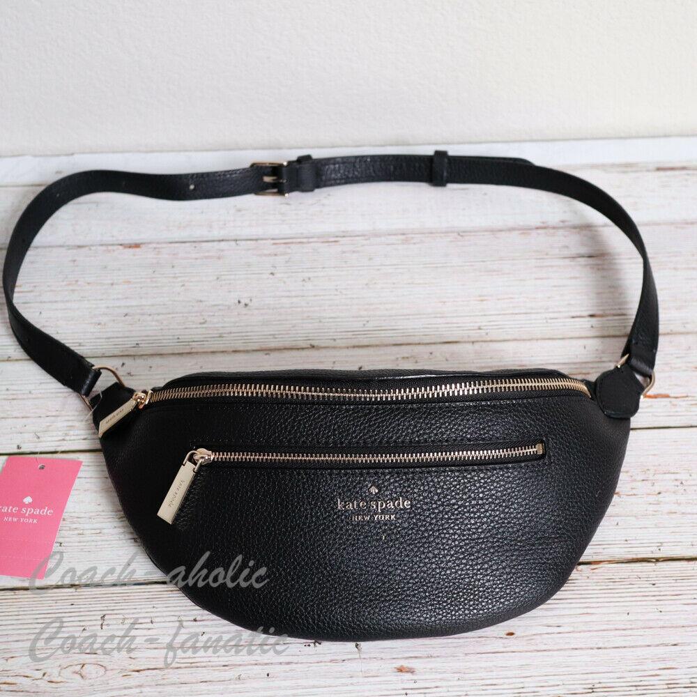 kate spade black fanny pack