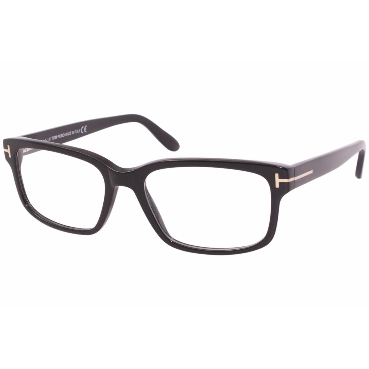 Tom Ford TF5313 001 Eyeglasses Men`s Shiny Black Full Rim Optical Frame 55mm