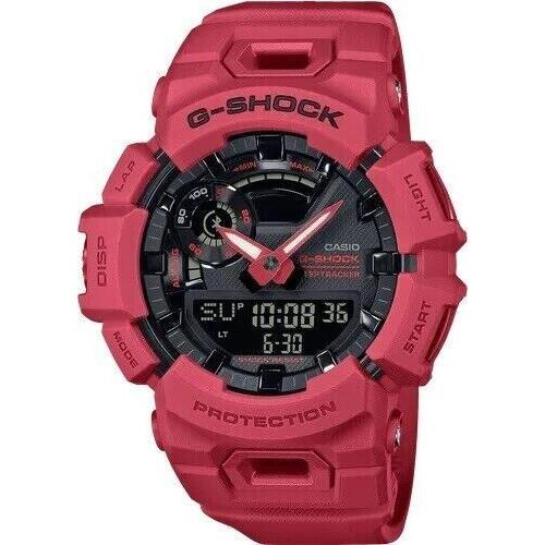 Casio G-shock Move Bluetooth Red Resin Strap Ana-digital Watch GBA900RD-4A