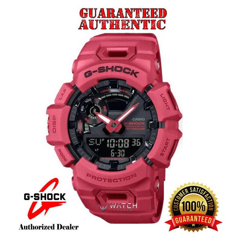 Casio G-shock GBA900RD-4A Power Trainer Step Tracker Bluetooth Connected Watch