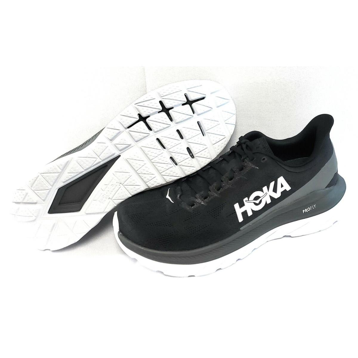 Womens Hoka One One Mach 4 1113529 Bdsd Black White Running Sneakers Shoes