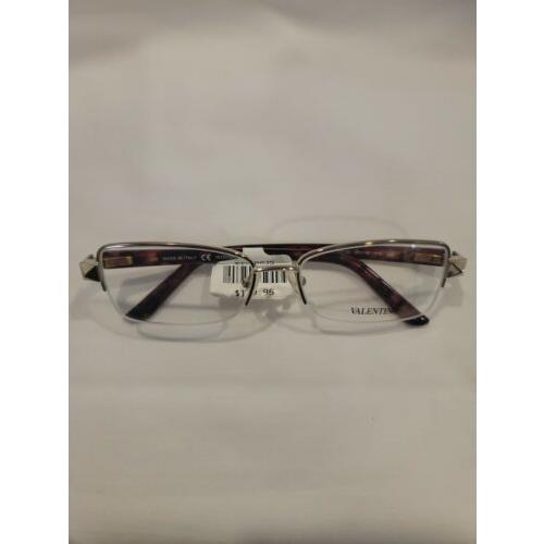 Valentino V2123 713 Gold Eyeglasses Frame 53-16-135mm B32 Italy