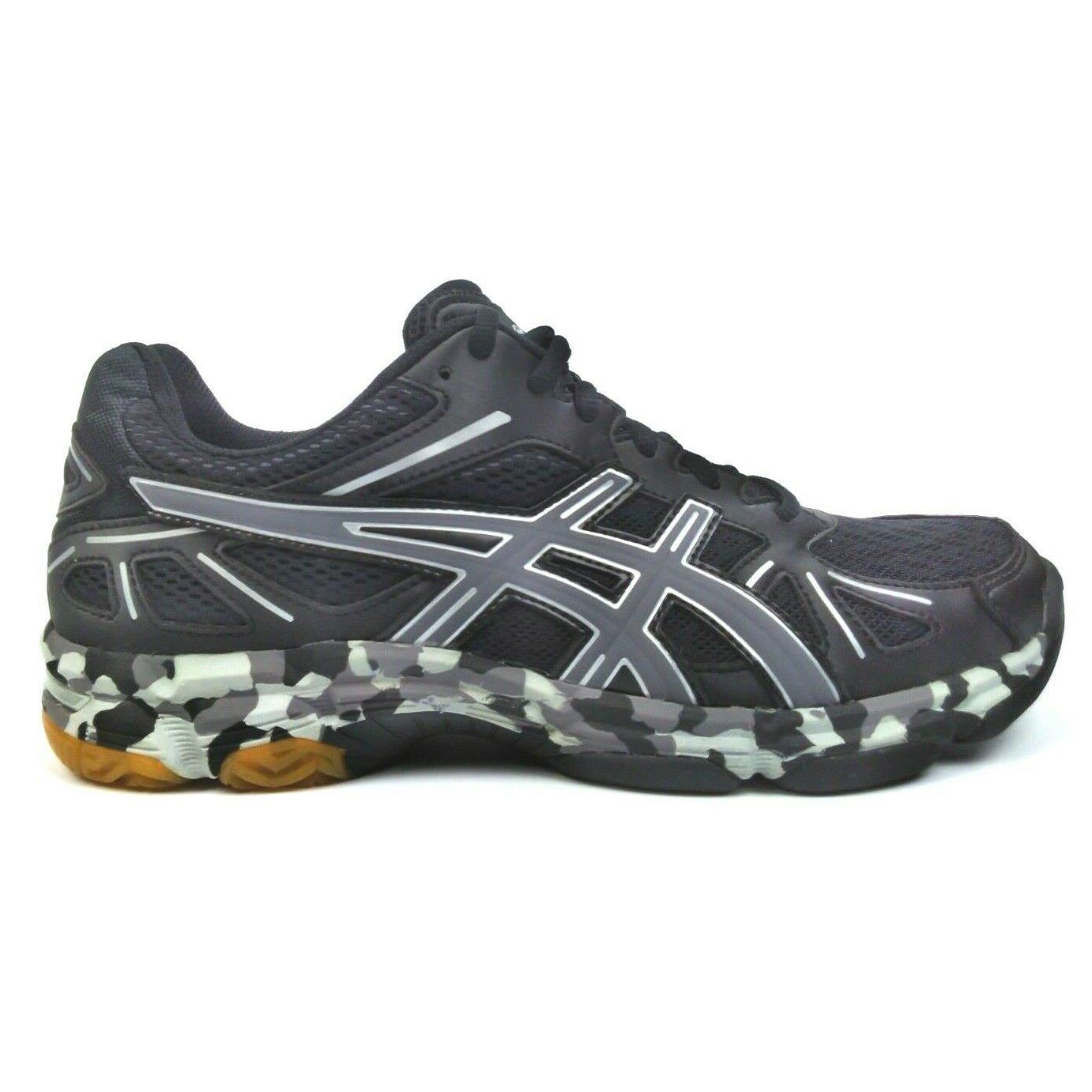 Asics Women`s Flashpoint Round Toe Lace Up Cross Training Shoes Black Silver