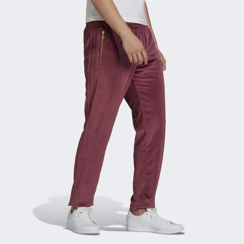 adicolor velour track pants