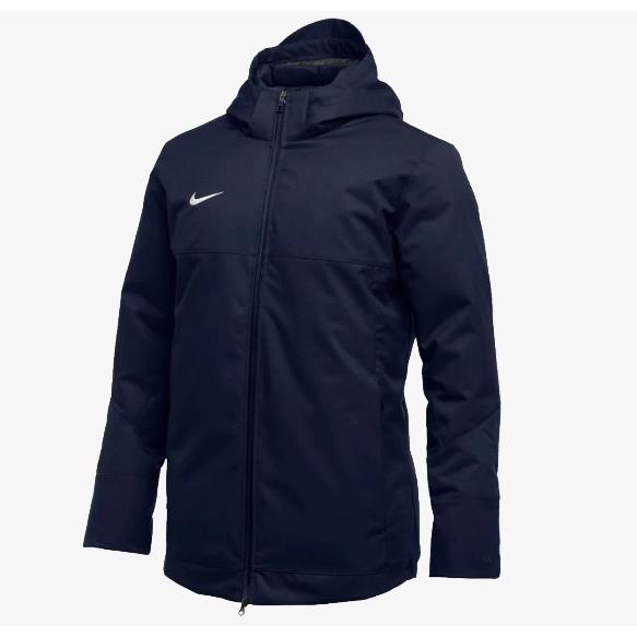 Nike Team Training Down Filled Coat / Jacket /parka 915036-419 Xxl Navy Blue