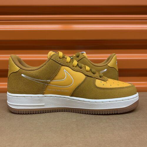 nike gold suede