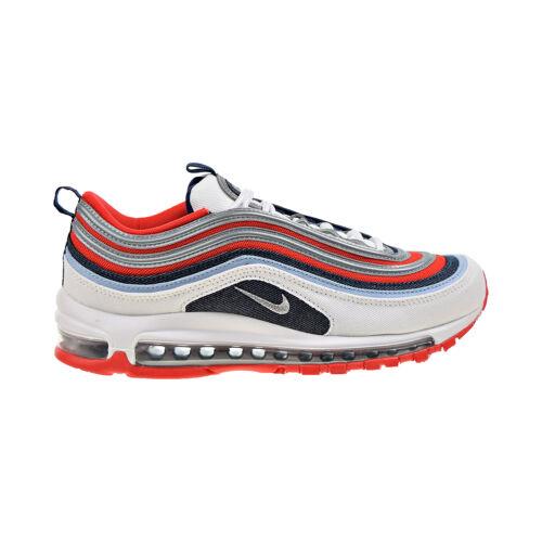 Nike Air Max 97 Usa Denim Men`s Shoes Chile Red-metallic Silver DJ5171-600 - Chile Red-Metallic Silver