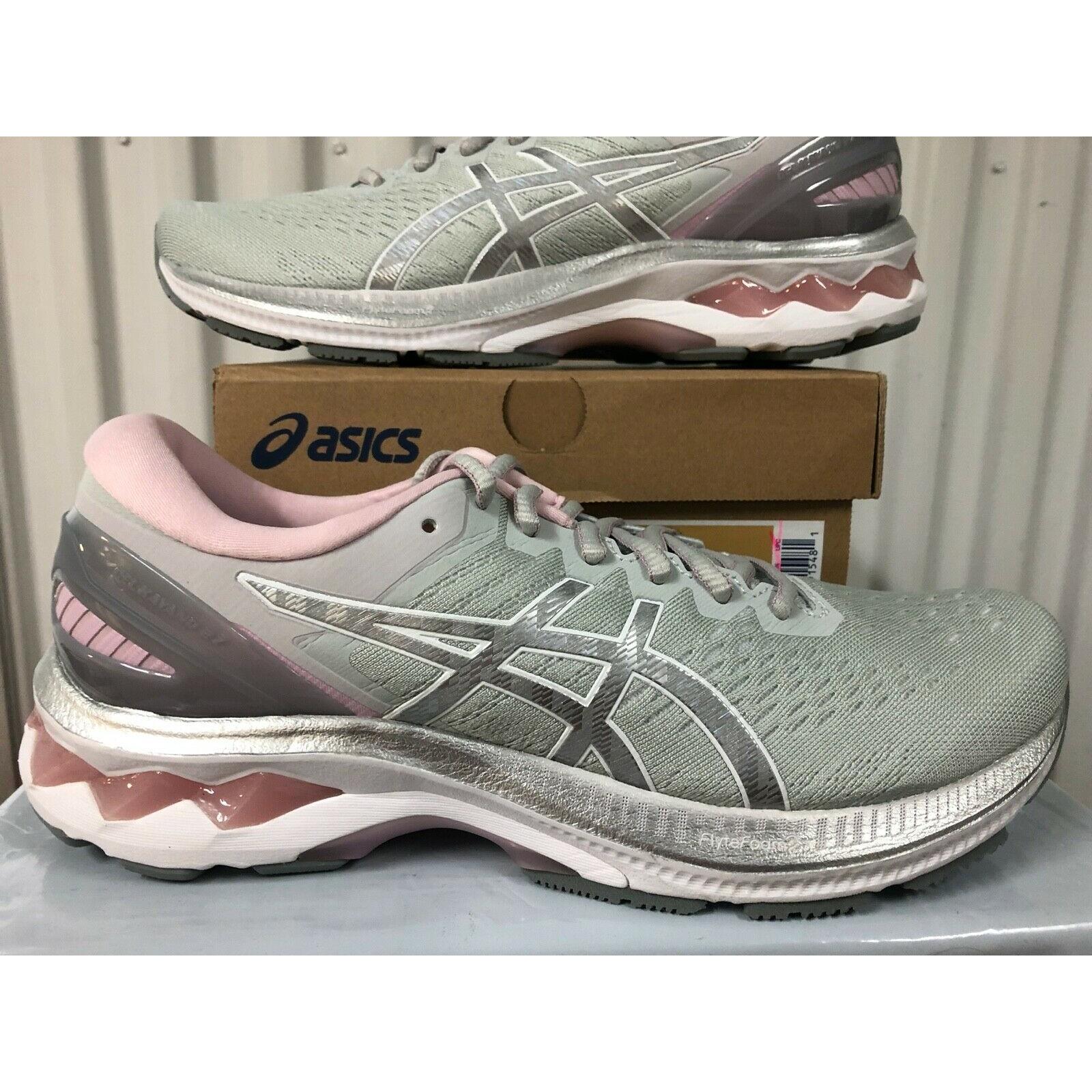 gel kayano 27 glacier grey white