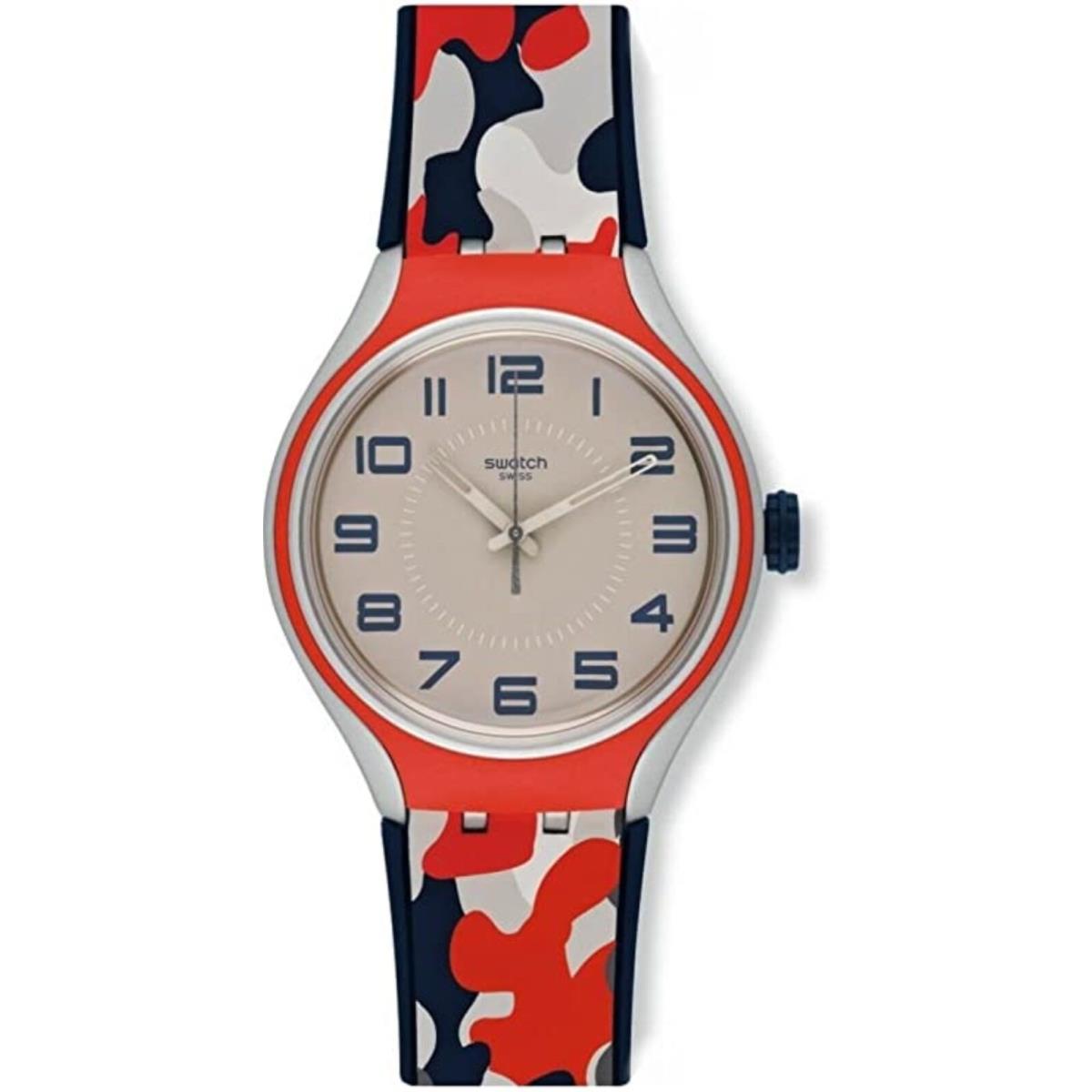 Swatch YES1000 Look For Me Multicolor Silicone Strap Mens and Womens Watch