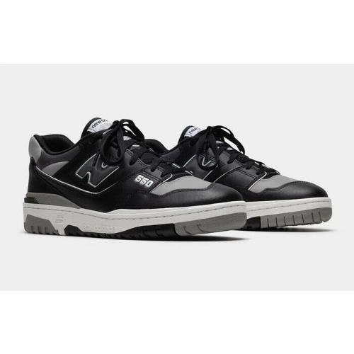 Balance Classic 550 Black Leather Sneaker Shoes Men BB550SR1