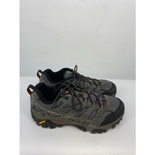 Merrell Mens Moab 2 Waterproof Hiking Shoes Beluga Gray J06029 Size 11.5 Wide