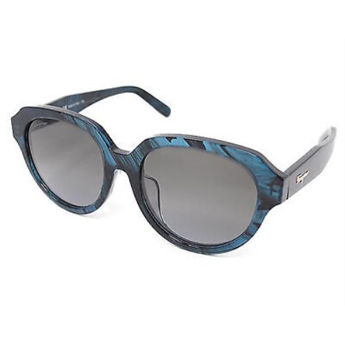 Salvatore Ferragamo SF906SA-409-5418 Blue Sunglasses