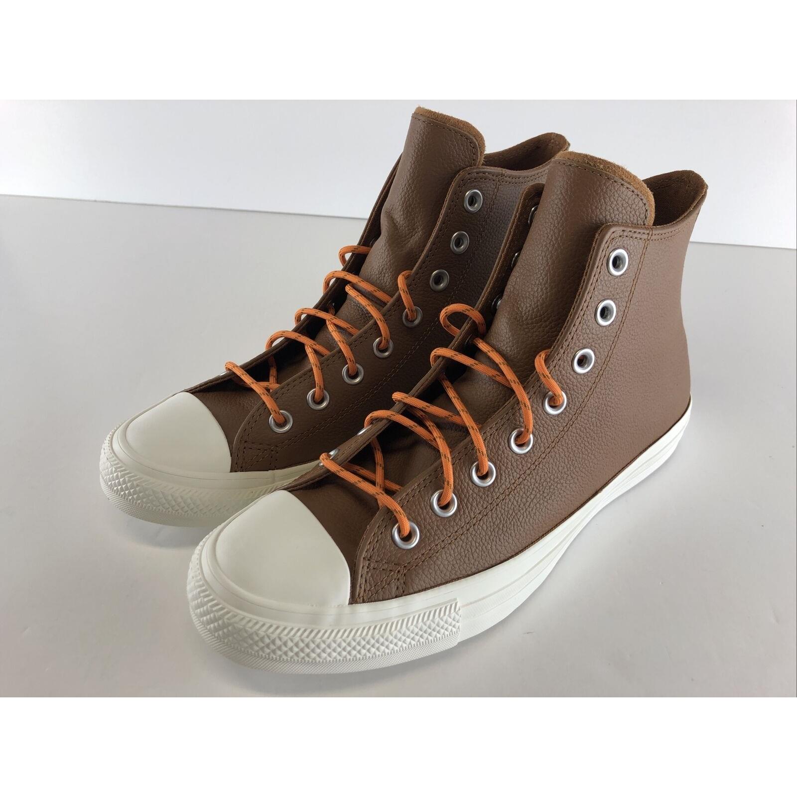 Converse Chuck Taylor All Star HI Warm Tan Brown Orange Rind Egret Shoes Men 8.5