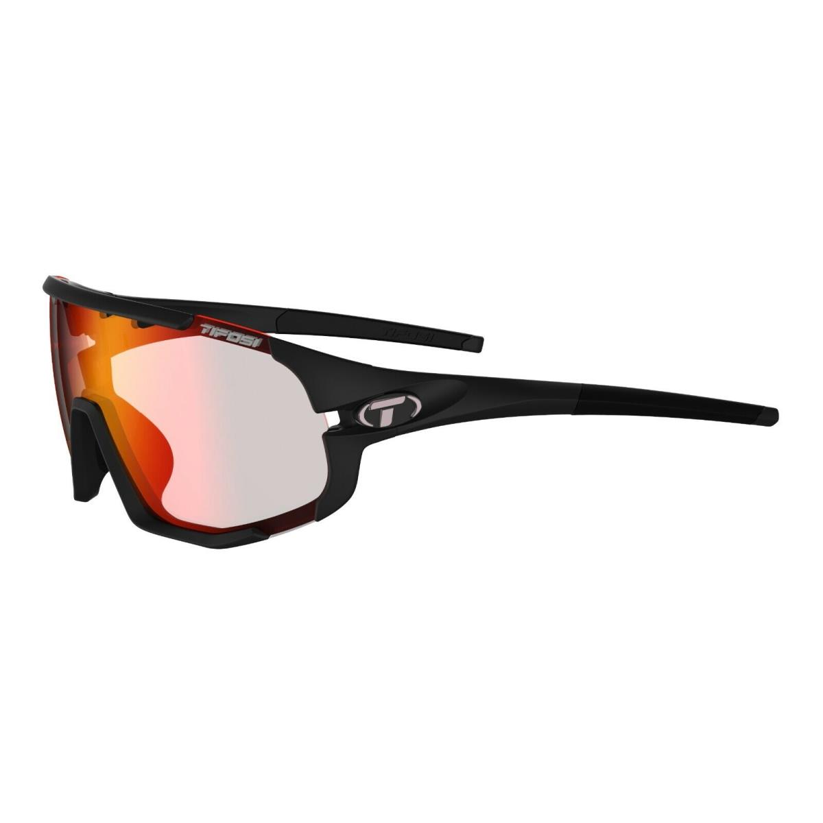 Tifosi Sledge Black White Orange Red Sunglasses Choose Your Style Black Clarion Red Fototec