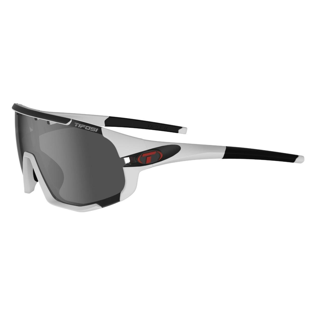 Tifosi Sledge Black White Orange Red Sunglasses Choose Your Style Matte White CYCLING 3-Lens