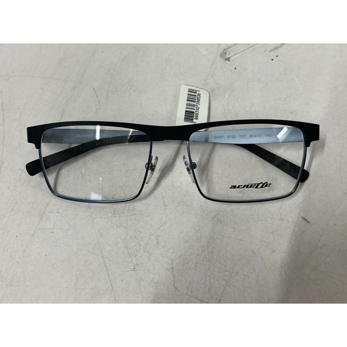 Arnette Optical Eyeglass Frames Shyp 53-17-140 Black Rubber AN6120 ...