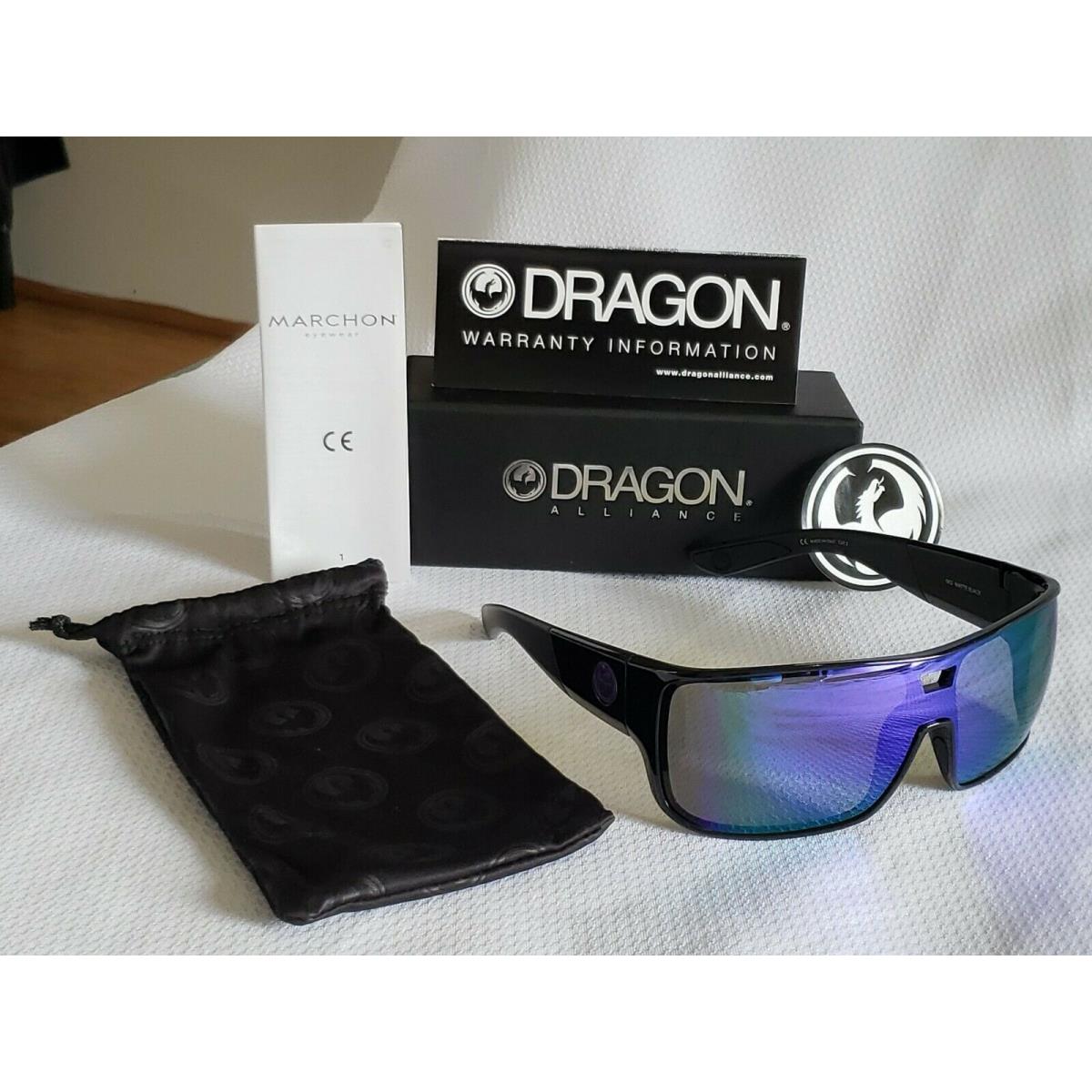 Sunglasses Dragon - Hex - Shiny Matte Black / Purple Ion 29397 -005