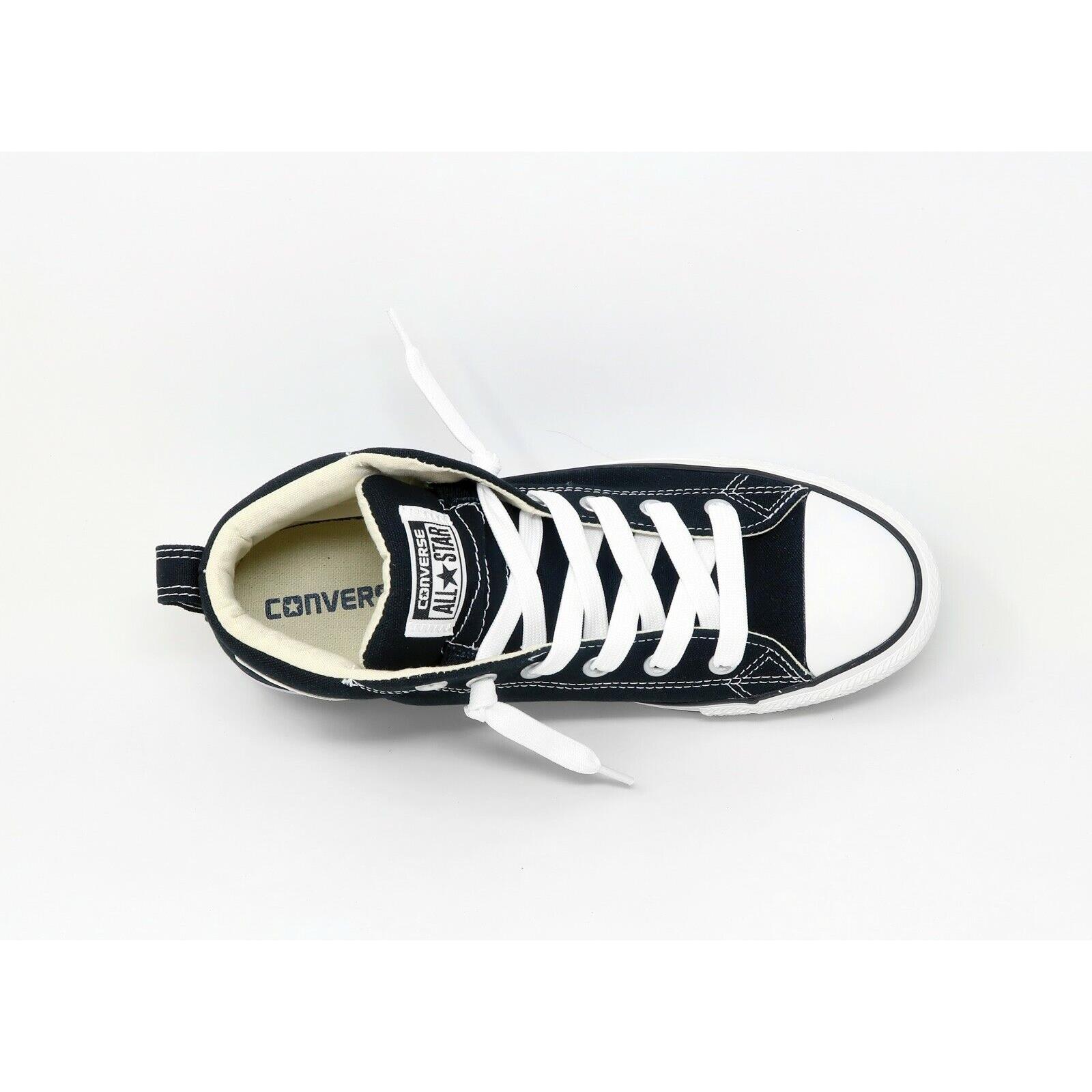 converse all star street mid black