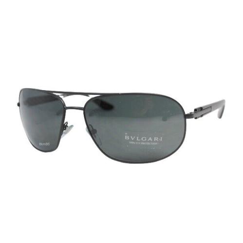 Bvlgari BV5028-128/87 Matte Black / Grey Sunglasses