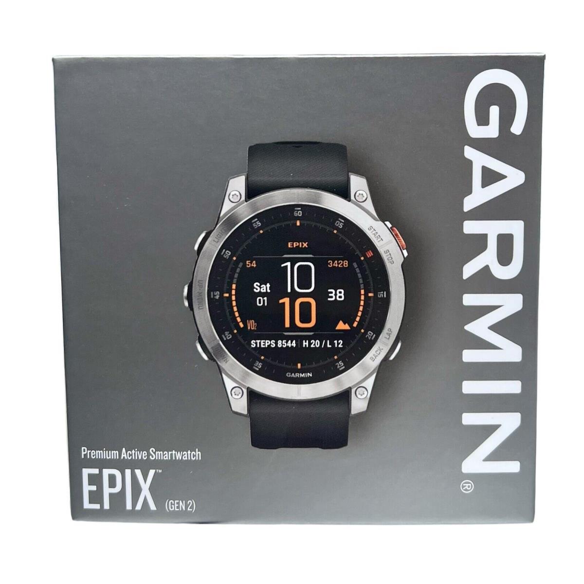 Garmin Epix Gen 2 Active Smart Watch 010-02582-00 Premium Active Smartwatch - Gray