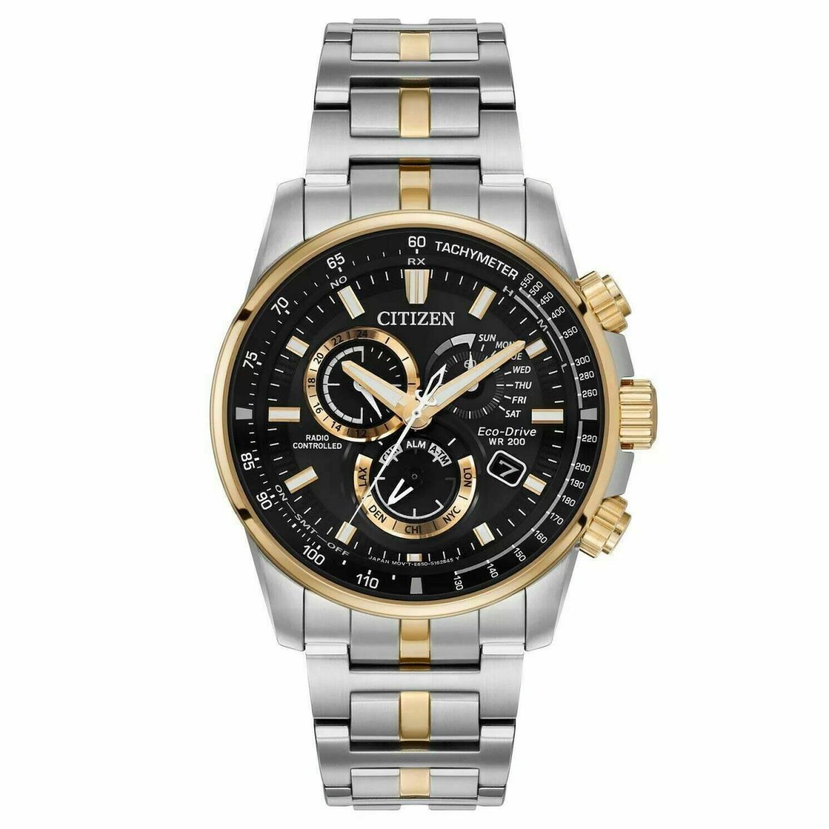 Citizen AT4126-55E Radio Controlled Perpetual Calendar Men`s Watch