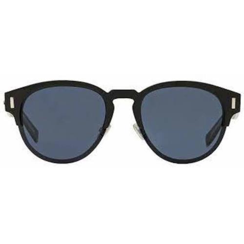 Christian Dior BLACKTIE2 Tgpku Black Blue / Blue Tinted Sunglasses - Black & Blue Frame, Blue Lens