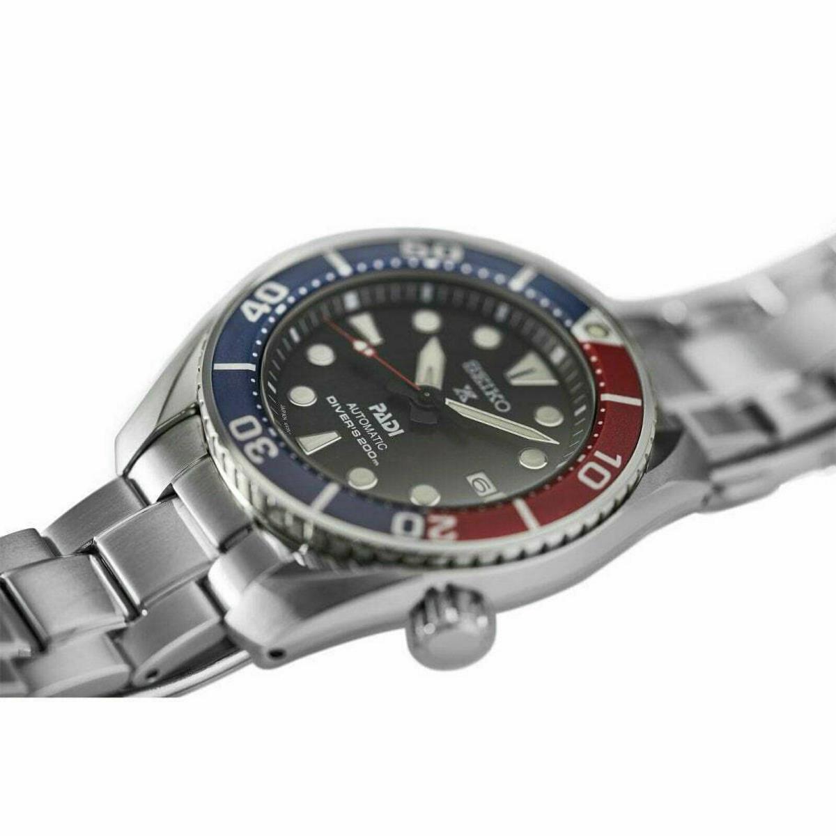 Seiko Prospex Sumo Black Dial 200M Divers Men`s Watch SPB181