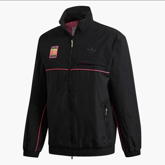 Adidas Originals Adiplore Retro Men Jacket Black Pink FR0694