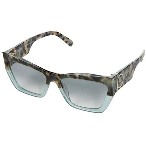 Salvatore Ferragamo SF994S 438 Crystal Azure Grey Tortoise Sunglasses