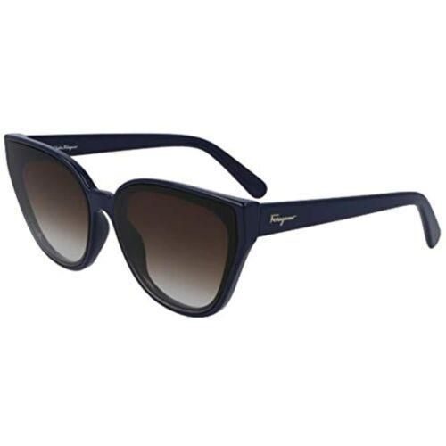 Salvatore Ferragamo SF997S 414 Blue Sunglasses with SF Case