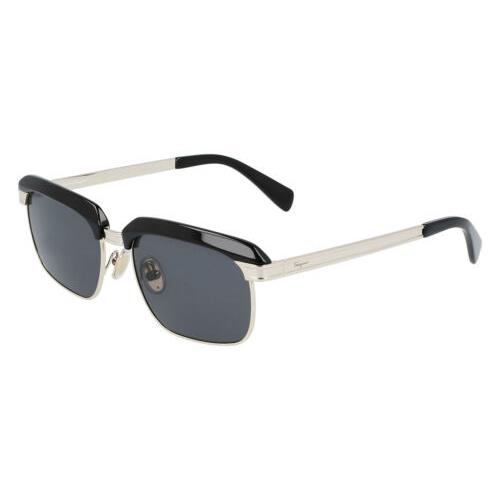 Salvatore Ferragamo SF263S 017 Black Gold Sunglasses with SF Case
