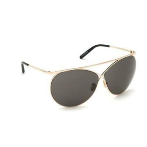 Tom Ford Shiny Rose Gold / Smoke 67mm Women`s Sunglasses FT0761 28A 67