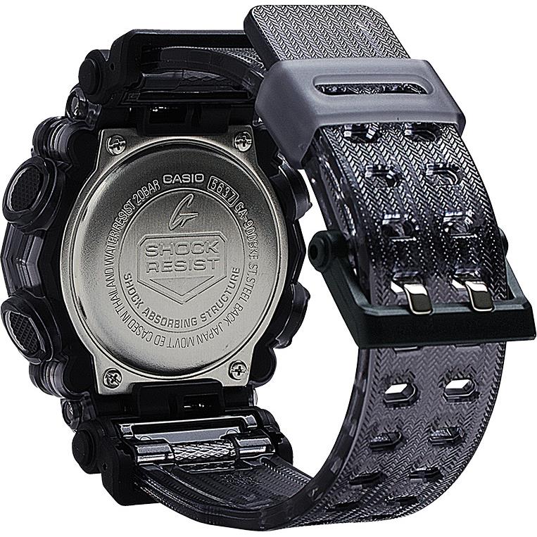 Casio G-shock Ana-digi Semi-transparent Black Watch GA900SKE-8A